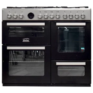 Simfer F10074SEIX Cooker 7 Gas 4 Compartments 100 X 60 WOK - INOX