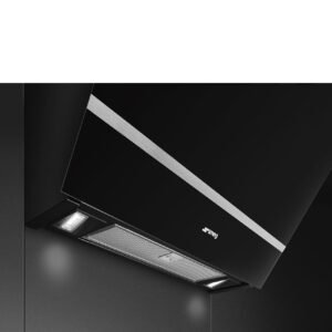 SMEG BI HOOD KV26N 60CM BLACK 58dBA 670 M3/H