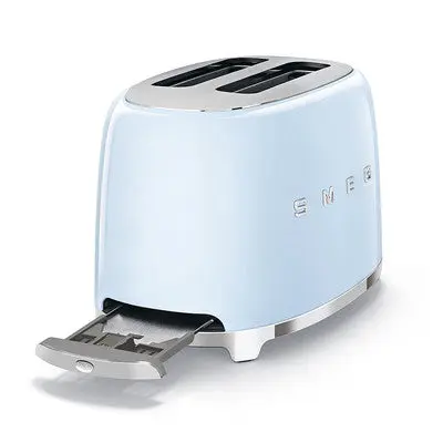 SMEG BREAD TOASTER TSF01PBUK 2 SLICE PASTEL B