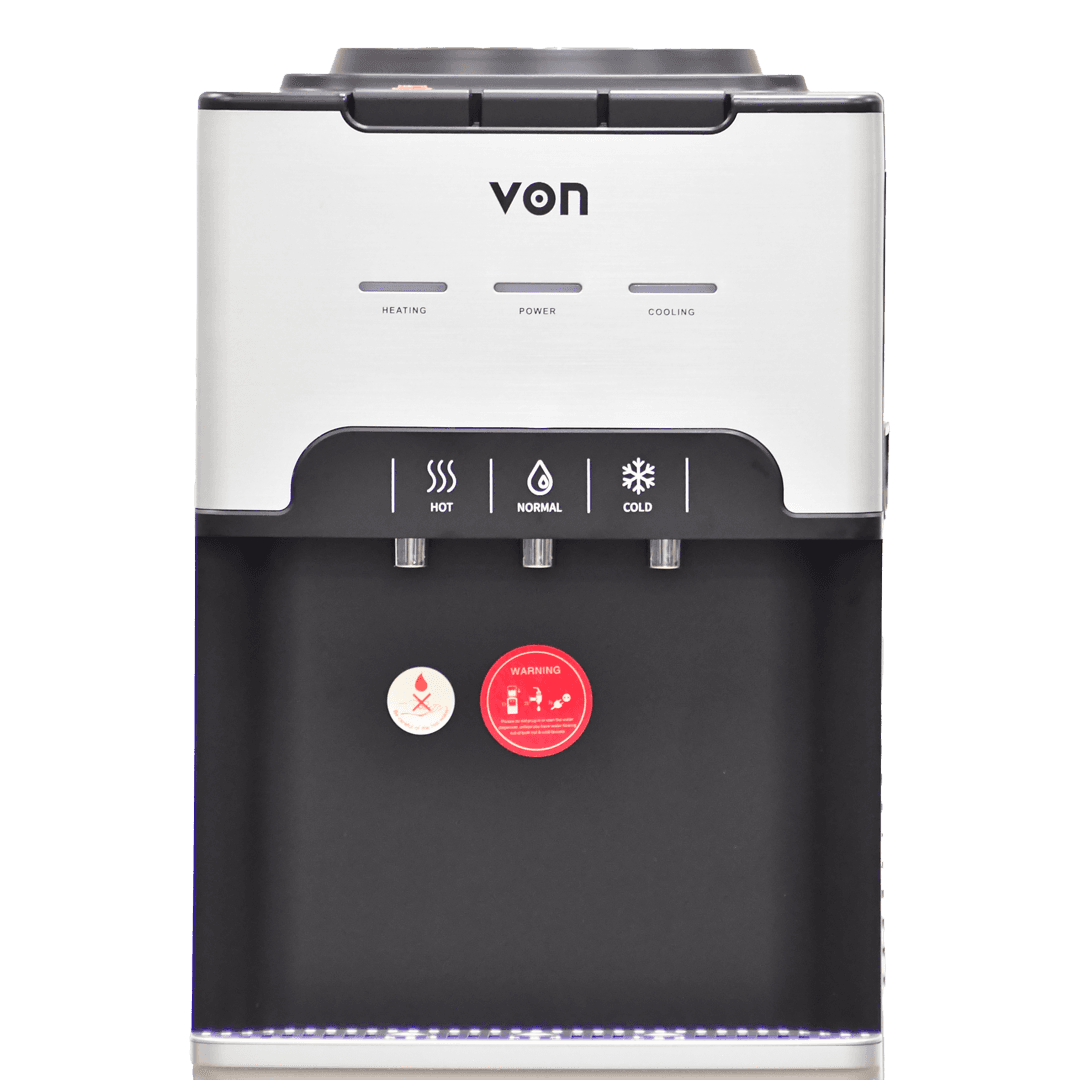 VON VDE-313CLK Water Dispenser, Electric Cooling - Dark Grey - Image 2