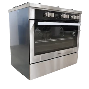 VON VCP965072FSX Freestanding Cooker – 5 Gas Burners, Cast Iron Pan Support, Flame Failure Device
