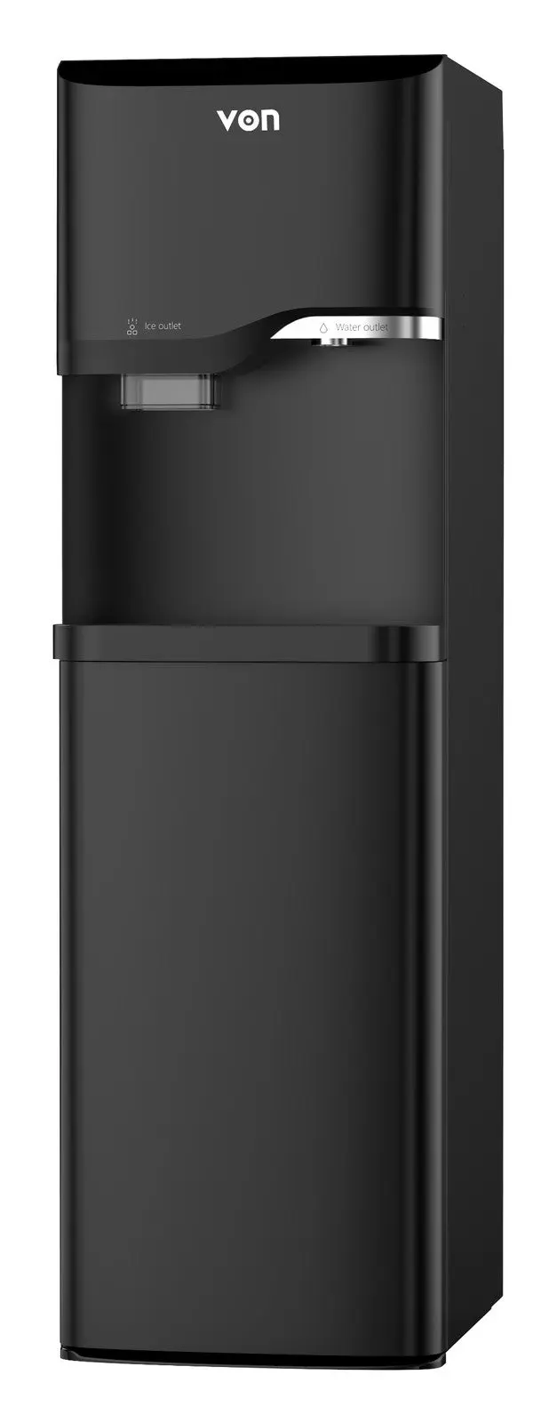 VON VDBI-261CAK Bottom Loading Water Dispenser with Ice Maker - Black