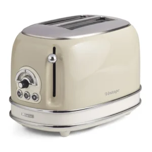Ariete 155 Vintage 2 Slice Toaster 800W - Beige
