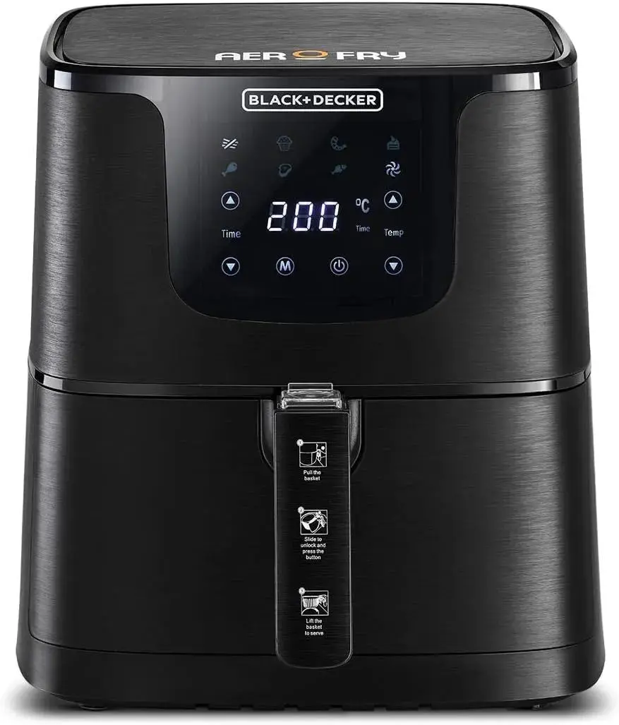 BLACK+DECKER AF700-B5 Digital Airfryer - 5.8L