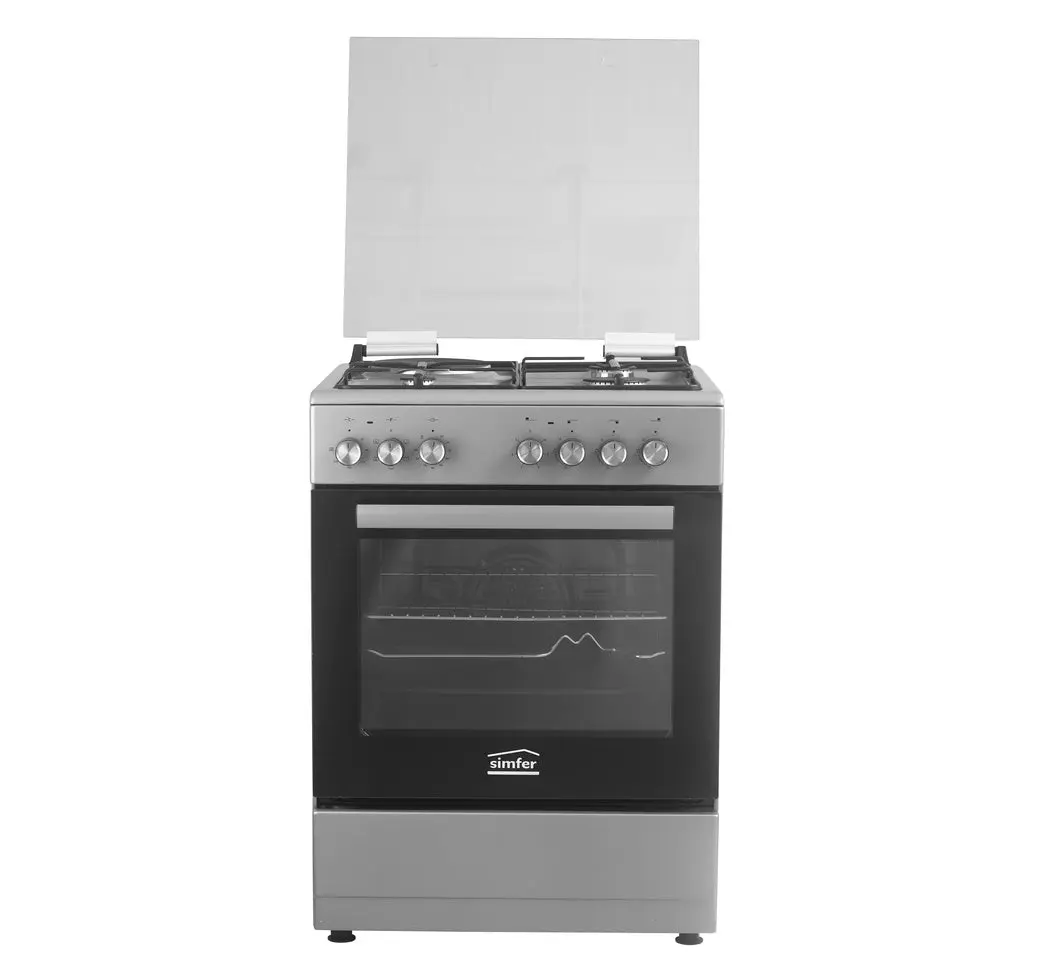 SIMFER Cooker 3 Gas + 1 Electric - F6315SERIG, Inox Grey