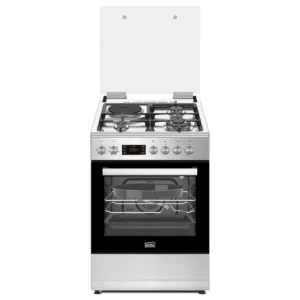 SIMFER Cooker 3 Gas + 1 Electric - F6316SEWIM, Inox Grey