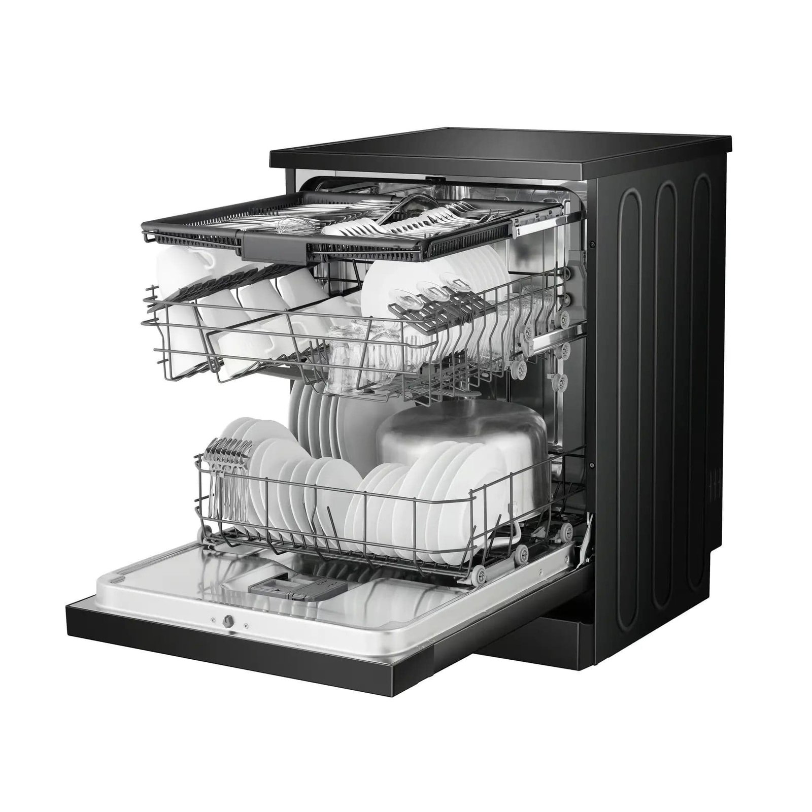 Hisense H15DWEB Dishwasher 15 Place Setting - Black - Image 2