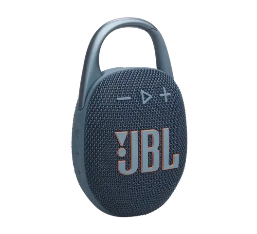 JBL Clip5 Bluetooth Portable Waterproof Speaker, 7W - Blue