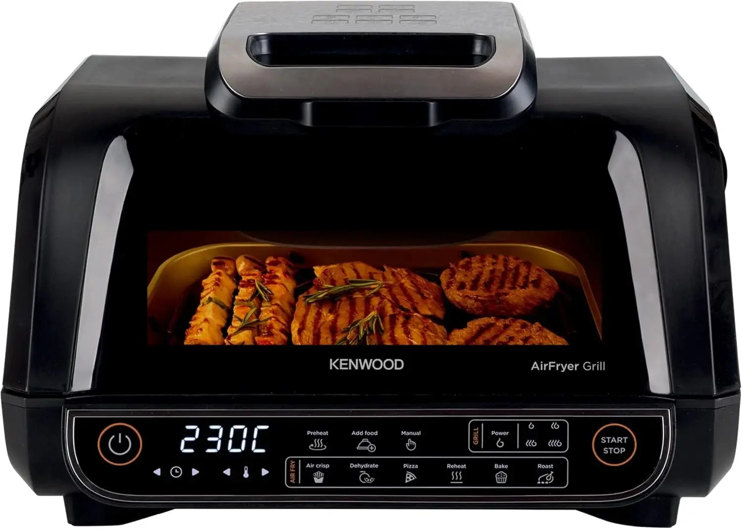 Kenwood GHF40.000BK Airfryer with Grill, 5L Black - 1500W