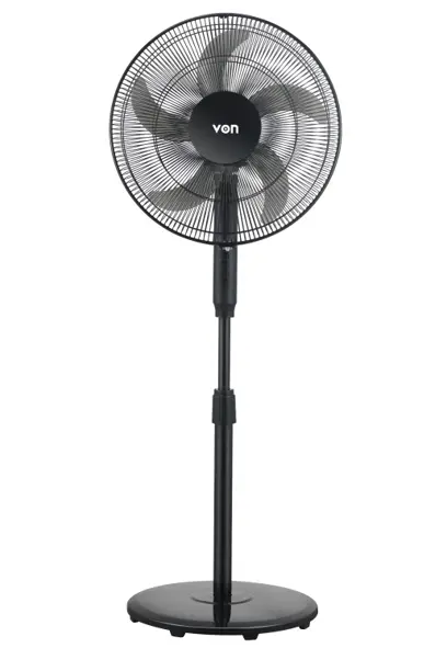 VON VFS-16406-MMK 16" Stand Fan - Black