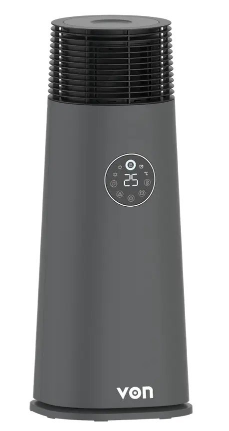 VON VHT203DYAK Tower Heater, 2000W - Black