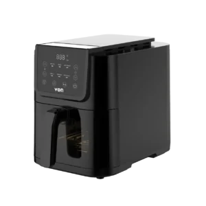 VON VAF050DSTK Slim Digital Air Fryer, 5L