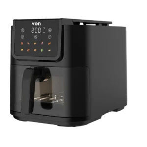 VON VAF080DSTK Slim Digital Air Fryer, 8L