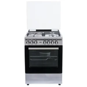 VON VCF663151FSY Freestanding Cooker – 3 Gas + 1 Electric Burners, Thick Enamel Pan Support, Flame Failure Device