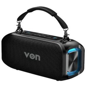 VON VPS20X5LEK IPX5 Bluetooth Portable Speaker IPX5 Waterproof 20W RMS
