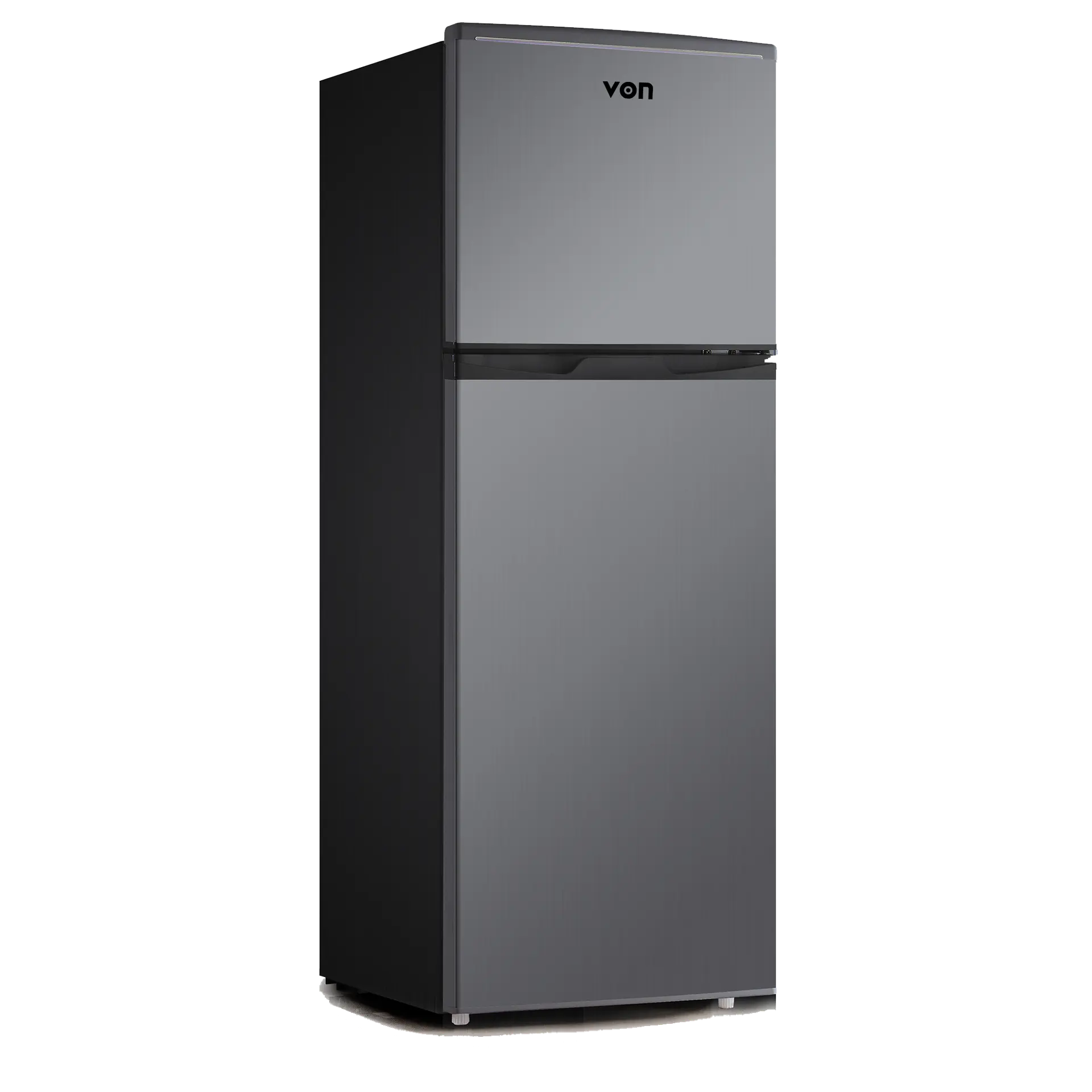 VON VRT-138DRHX Double Door Fridge, Top Mount Freezer- 138L