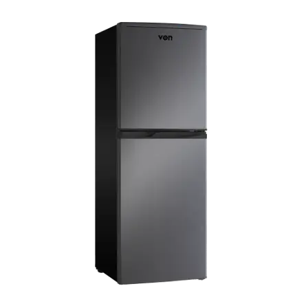 VON VRT-195DRHS Double Door Fridge, Top Mount Freezer- 195L