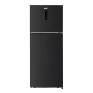 VON VRT-420NVAK Double Door Fridge, Top Mount Freezer, No Frost- 415L