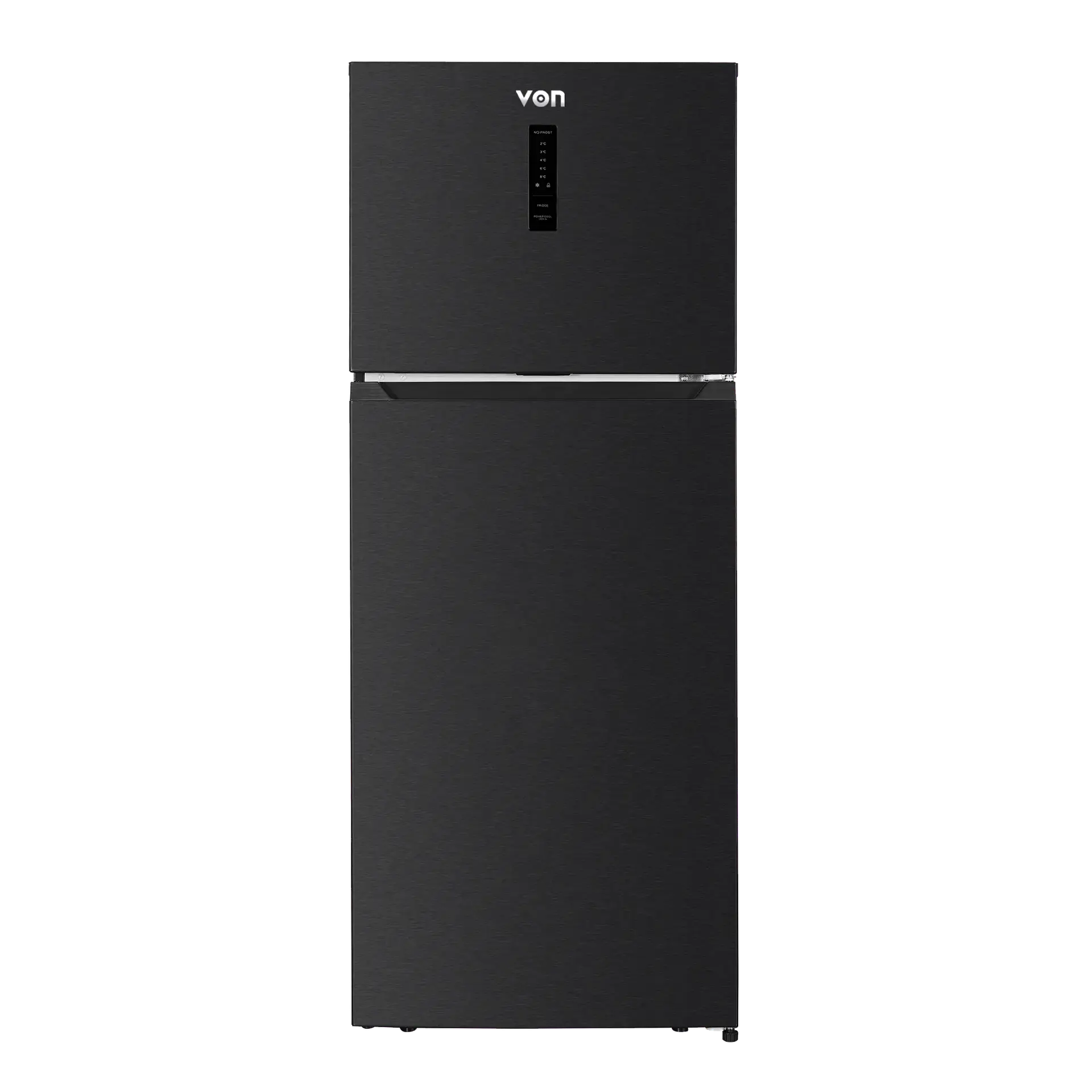 VON VRT-490NVAK Double Door Fridge, Top Mount Freezer, No Frost- 480L