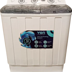 VON VALS-75BWY Twin Tub Washing Machine, white - 7.5KG