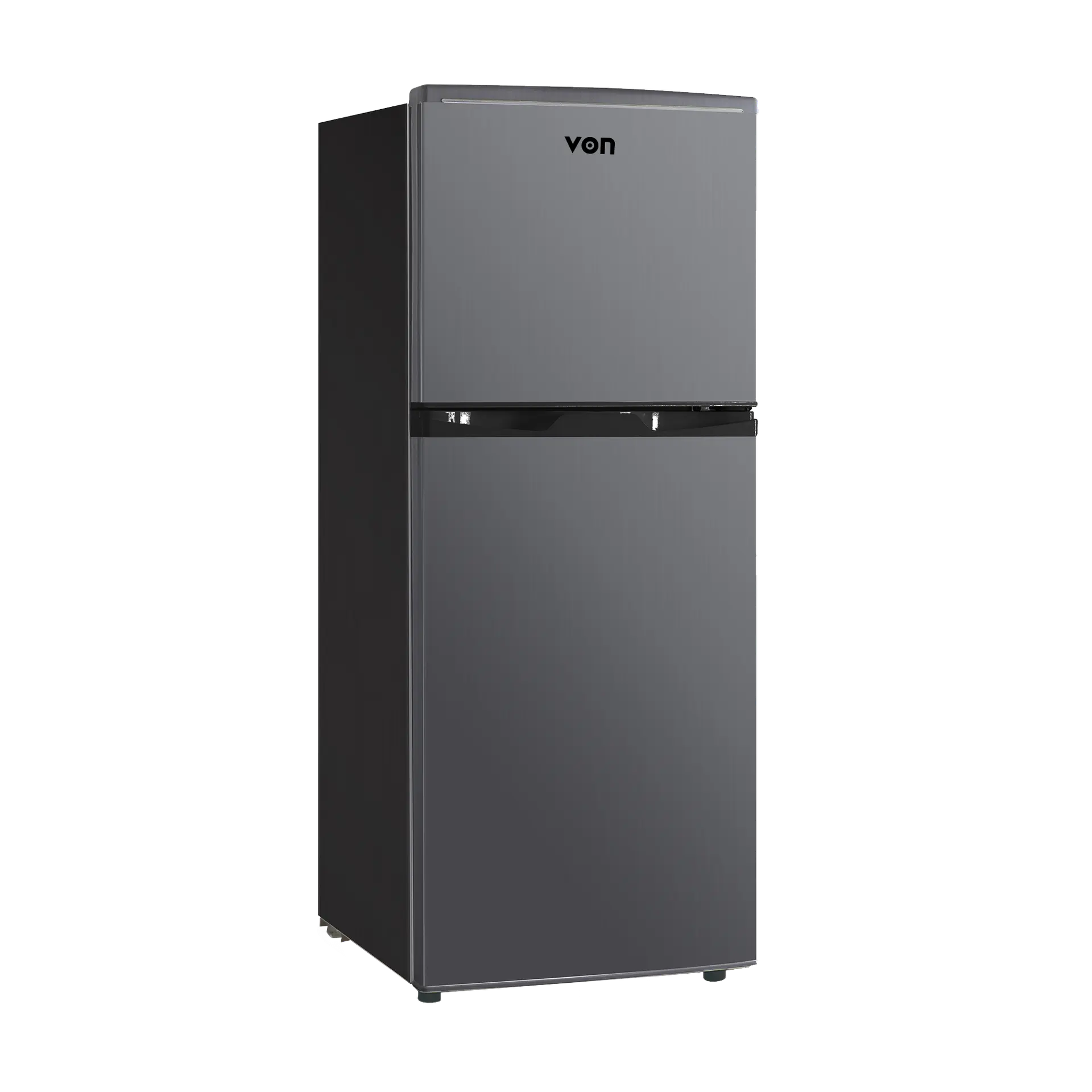 Von VRT-175DRHS Top Mount Fridge, 175L - Silver