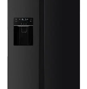 Von VRZ-520NVAK Side by Side Fridge, 513L Inverter, Dark Inox - Black