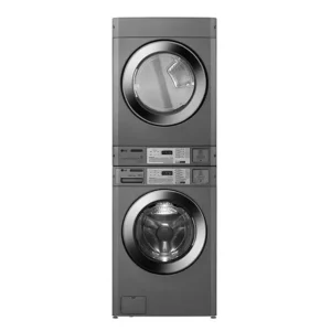 LG FH0C7FD2MS Commercial Washing Machine, Front Load, 15KG, Silver - WIFI Stack