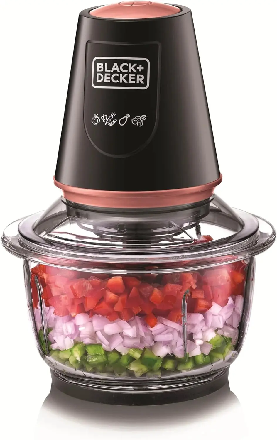 BLACK+DECKER GC430-B5 Multifunction Glass Chopper - 400W - Image 3