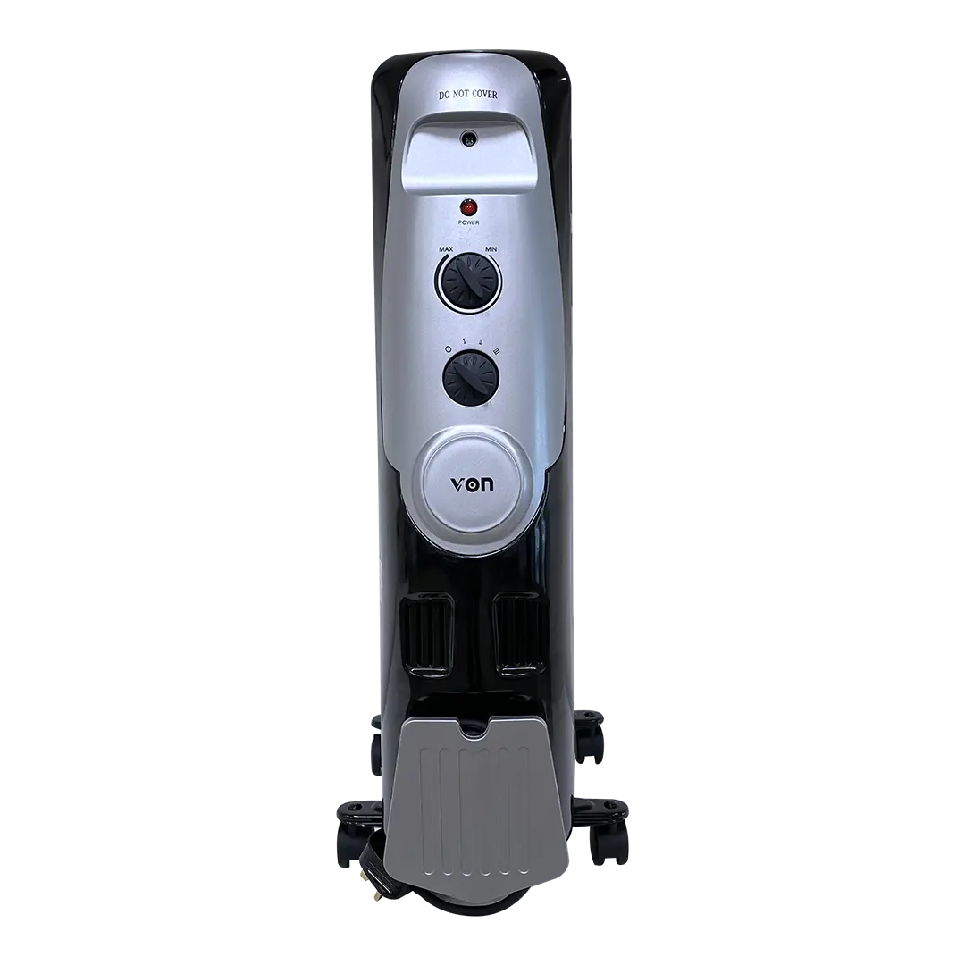 VON VSHC2090K Oil Radiator Heater – 2000W, 9 Fins