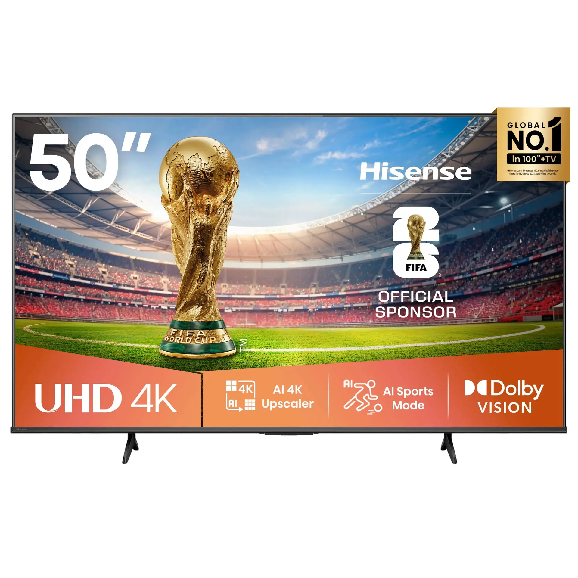 Hisense 50" 50A6Q UHD VIDAA Smart 4K TV