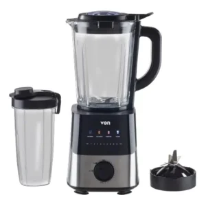 VON BLENDER VBG10026BLX 1000W GLASS JAR STAINLESS STEEL