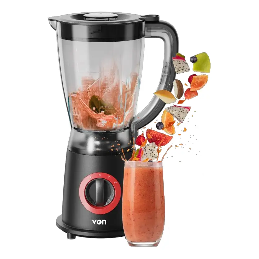 VON BLENDER VBP5026NLK 500W PLASTIC JAR BLACK