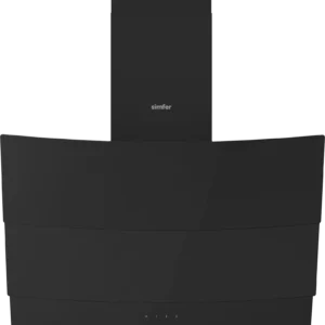Simfer SM8678 Chimney Built-in Hood, 60cm - Black, Glass