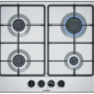 Bosch PGP6B5B60 4 Gas Stainless Steel Hob - 60CM