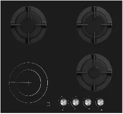 Simfer H6313NEVSP 3 Gas + 1 Vitroceramic Hob - 60CM