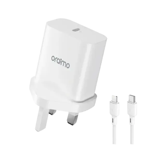 Oraimo OCW-U106S+CL55 Charger powercube Type-C to Lightning 20W