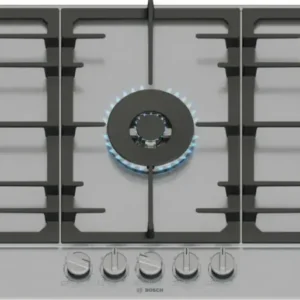 Bosch PCR9A5I90 Built In Hob 5 Gas, Dual WOK 90CM - Stainless Steel