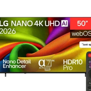 LG 50" NANO 4K UHD TV 50NU840B6LA.AFKE - MAGIC REMOTE, SMART, WEBOS26, HDR10, α7 AI PROCESSOR GEN9