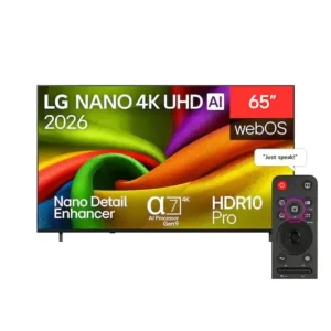 LG 65" NANO 4K UHD TV 65NU840B6LA.AFKE - MAGIC REMOTE, SMART, WEBOS26, HDR10, α7 AI PROCESSOR GEN9